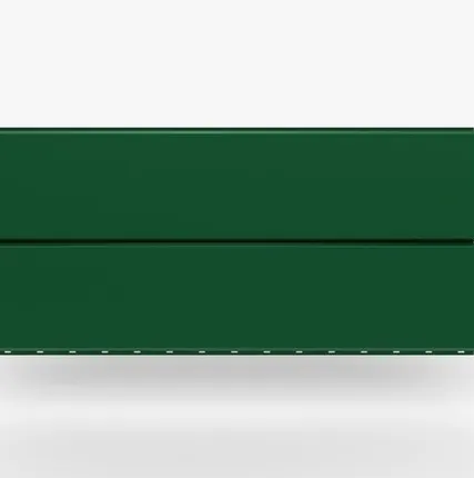 Фото №0 Сайдинг Металлический сайдинг «Евробрус» 0.45 мм RAL 6029, Зеленая мята