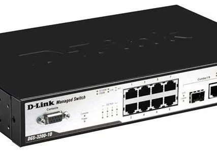 Фото №0 Коммутатор D-Link DGS-3200-10