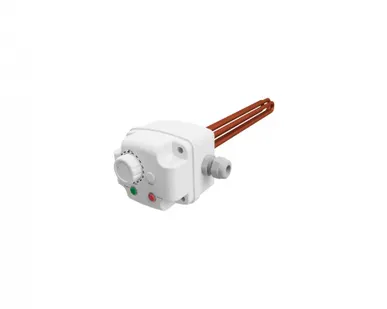 фото Нагревательный элемент (ТЭН) 4,5 кВт с терморегулятором для бойлера косвенного нагрева SANTERMO