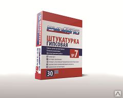 фото Штукатурка гипс. РУСГИПС №7 РН 30 кг