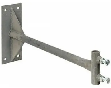 фото Держатель мачты молниеприемника к стене, D=20мм, вынос 100мм, L= 530