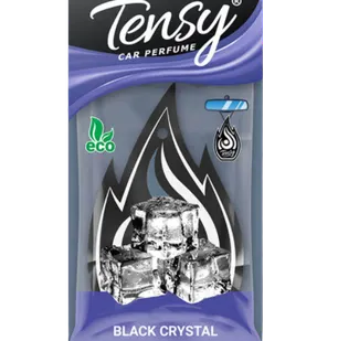 фото Ароматизатор TENSY Flame картон Черный лед TA-55