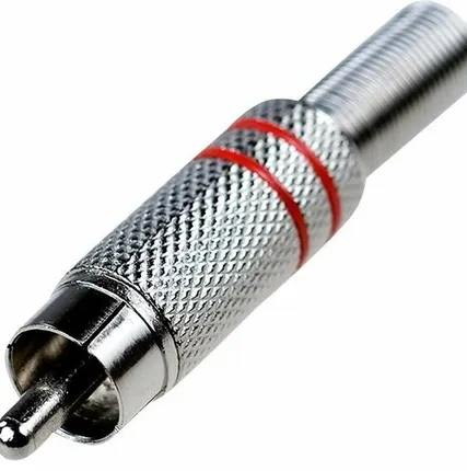 Фото №0 Разъем Прочие зарубежные RCA "тюльпан" (штекер)