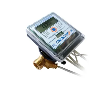 фото Теплосчётчик механический "Пульсар" Ду15  qp=1,5 м3/час  прямой  МПИ 6лет гар 3 года циф.вых. RS485
