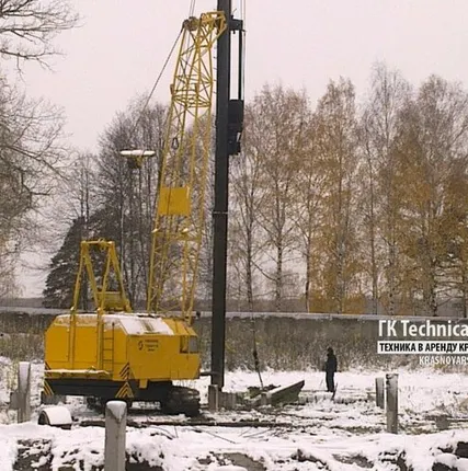 Фото №0 Услуги (аренда сваебойных машин) в Красноярске
