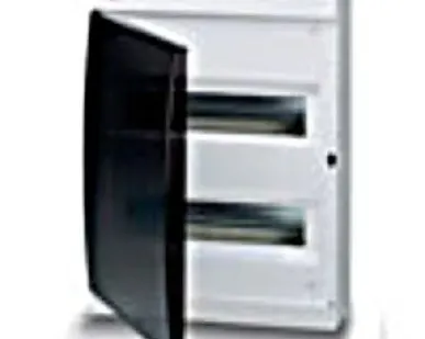 фото Бокс СП UNIBOX IP40 24м белый с бел.двер.(c шинами N+PE) LUC 1SL0502A06