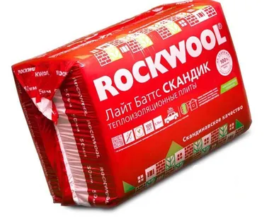 фото Минплиты Rockwool Лайт Баттс Скандик для балконов, полов, стен