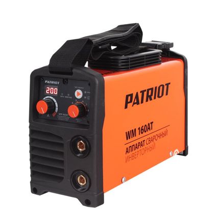Фото №0 Инвертор сварочный Patriot WM 160AT MMA