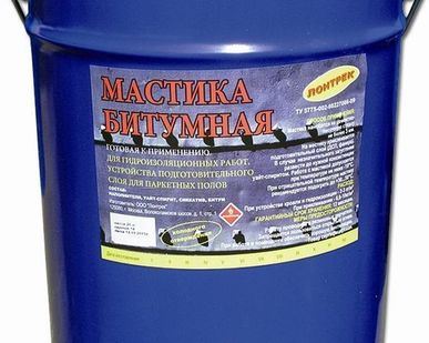 фото Мастика битумная гидроизоляционная (20л