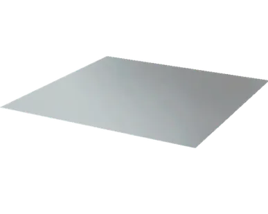 фото Лист с полимерным покрытием 0,5 мм пэ в пленке ral9006 белый алюминий