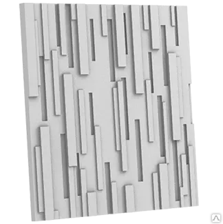 Фото №0 Панель интерьерная Каскад 3D П-18 (ШхГхВ) 500х500