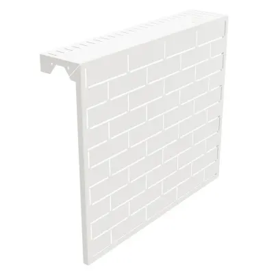 Фото №0 Экран для радиатора 610х720х150, цвет (RAL 9003)