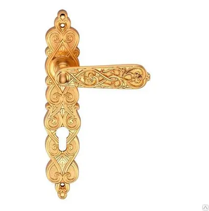 Фото №0 Ручка для межкомнатной двери Archie GENESIS Arabesco (CL) матовое золото