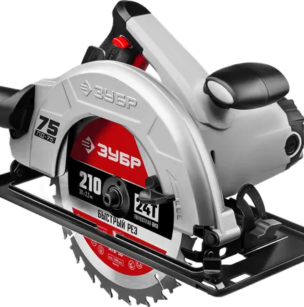 Фото №0 ЗУБР Пила дисковая, 90°-70 мм, диск 210 мм, 2000 Вт