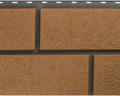 фото Фасадная панель Камень Неаполитанский (персиковый)