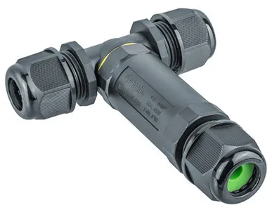 фото Коннектор кабельный T-образный 3PIN IP68 Navigator