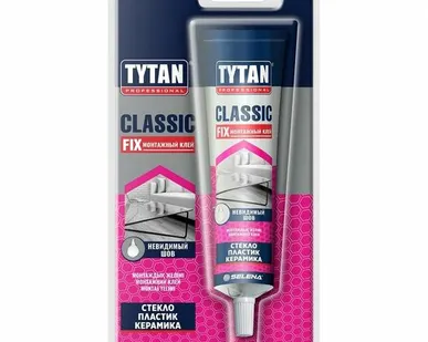 фото Монтажный клей Tytan Professional Classic Fix прозрачный 100мл