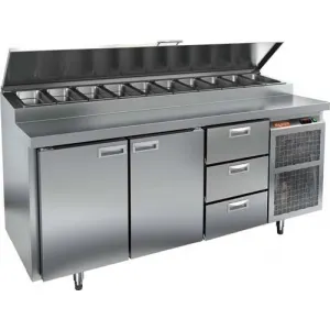 фото Стол холодильный для пиццы HICOLD PZ2-113/GN (1/6H)