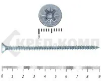 фото Саморез белый цинк POZY 5х 90 (1500шт)