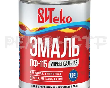 фото Эмаль ПФ-115  0,8кг бирюзовая ВИТЕКО (14/700) П