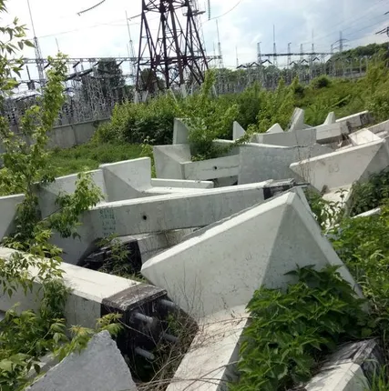 Фото №0 Фундаменты опор ЛЭП ВЛ