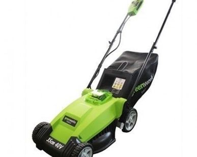 фото Газонокосилка аккумуляторная GreenWorks G40LM35K2