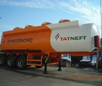 Фото №0 964841 полуприцеп-цистерна ( 30м3, 3 отс., алюминий )