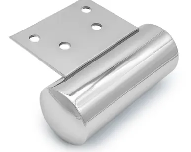 фото Ножка опора хром мебельная валик D40 L100 металл