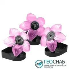 фото FLOWER LED BASIK подводно/надводная подсветка для сада и пруда, розовый
