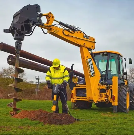 Фото №0 Бурение под заборы и фундаменты