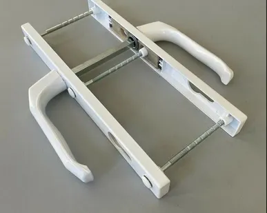 фото Гарнитур нажимной подпружиненный, 26/92 (3 винта), Белый RAL9016