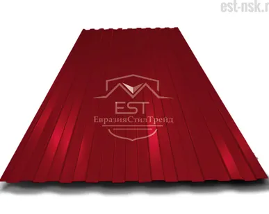 фото Профнастил C-8х1150 Pe 0.45 | RAL 3005 Красное вино