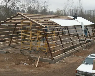 фото Строительство ангаров