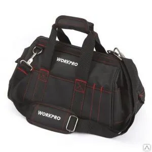 Фото №0 Сумка для инструмента с упрочненным дном workpro 26 карманов, 420х220х230мм