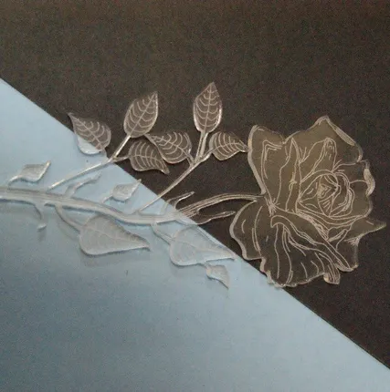 Фото №0 Лазерная резка сувенира из оргстекла "Цветок"