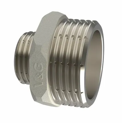 Фото №0 Ниппель переходной хром 1 1/2 х 1 VALOGIN