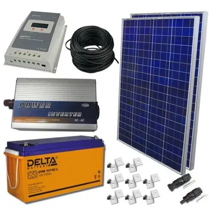 Фото №0 Солнечная электростанция 2,1кВт*ч в сутки