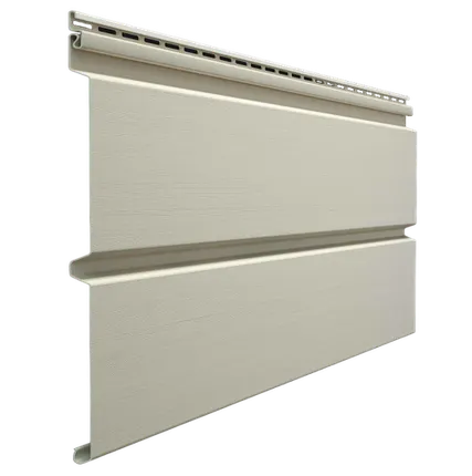 Фото №0 Сайдинг Docke Брус D6S Сливки Деке Premium виниловый