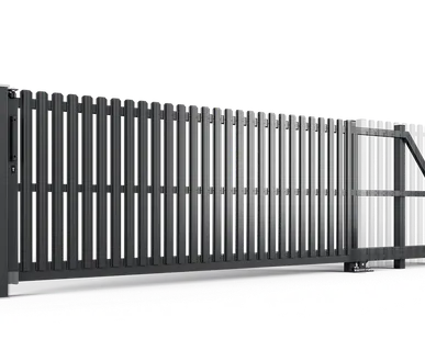 фото Механические откатные ворота