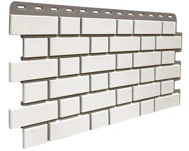 фото Фасадная панель FINEBER Кирпич KLINKER, белый