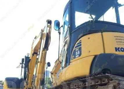 Фото №0 Аренда мини-экскаватора Komatsu PC55-MR3, Владивосток