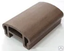 Фото №0 Профиль перил ДПК (пустотелый)(дуб), размеры3000*90*45мм