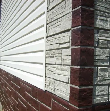 Фото №0 Облицовка дома декоративными фасадными панелями