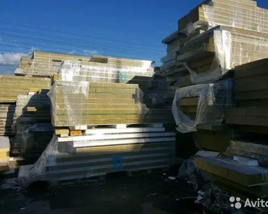 фото Сэндвич панели Минвата 120 мм, 3,89 м