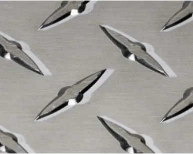 фото Лист алюминиевый рифленый 1,5х1200х3000 мм  ДИАМАНТ