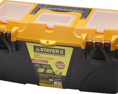 фото Ящик для инструмента STAYER "STANDARD" пластиковый, 530х275х290мм, 21"