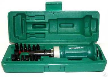 фото AG010138 Jonnesway Ударная отвертка SL 5,6,8,10,12мм PH