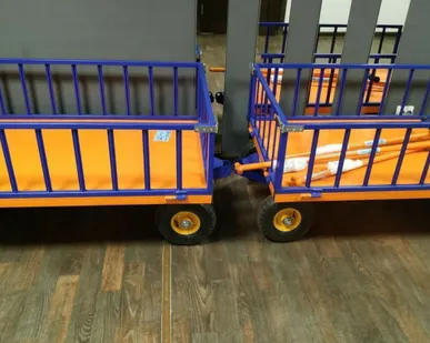 фото Тележка платформенная, усиленная, с поворотной осью ТПОБ 5 Т