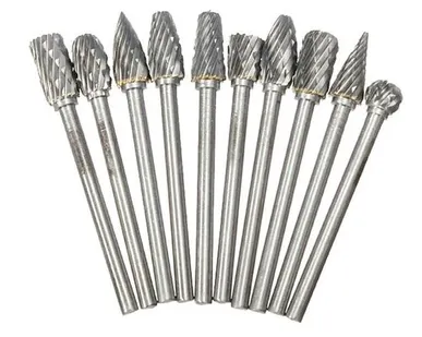 фото Борфрезы по металлу Strong 6х3мм 10шт СТМ-51706010