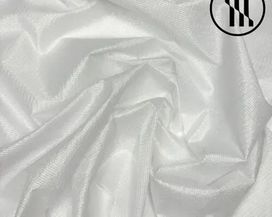 фото Флизелин нитепрошивной точечный IdealTex, цв. Белый